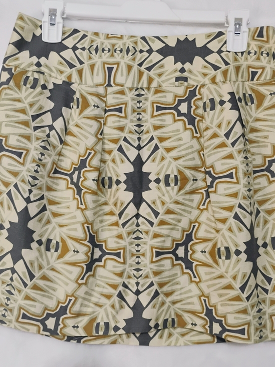 Banana Republic Dresses & Skirts - Banana Republic Sz 2‎ Tribal Abstract Short Skirt Lined Rayon Cotton Linen S